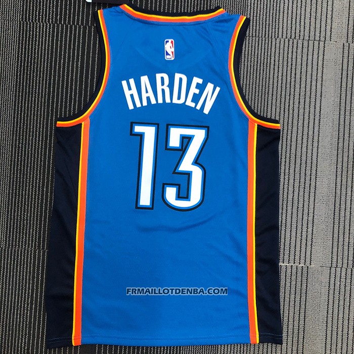Maillot Oklahoma City Thunder James Harden NO 13 Icon Bleu
